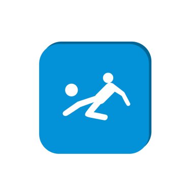 Futbol oyuncu siluet