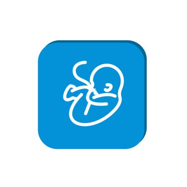 basit çizgiler, Anahat vektör çizim bebek simge