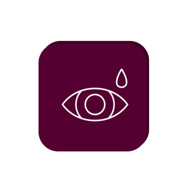 Basit simge göz damlası