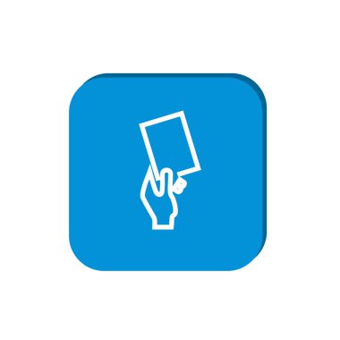 Futbol kartı elinde