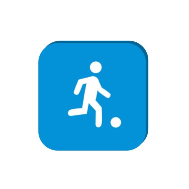 Futbol oyuncu siluet