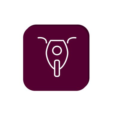 Basit motosiklet web simgesi