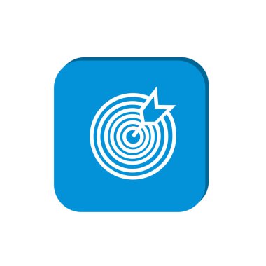 bir hedef gösteren tek simge