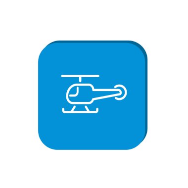 Basit helikopter web simgesi