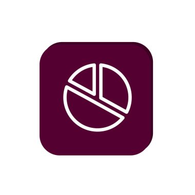 Yüzde kavramı yuvarlak web simgesi