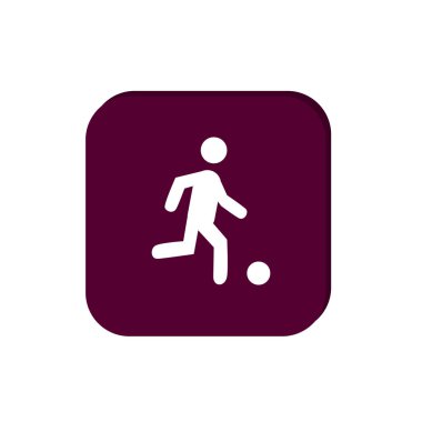 Futbol oyuncu siluet