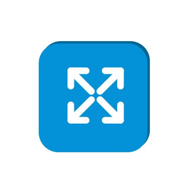 Merkez kutsal kişilerin resmi, anahat vektör çizim noktasında okları