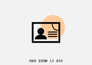 kimlik kartı simgesi