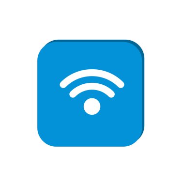 WiFi işareti illüstrasyon vektör 