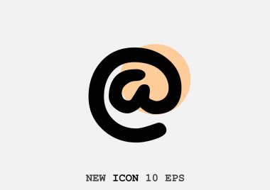 Basit anahat zarf illüstrasyon