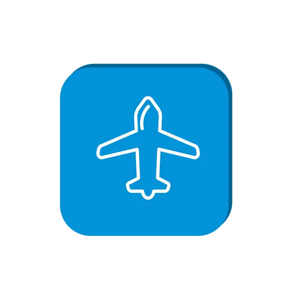 Icône Plane Simple Eps — Image vectorielle