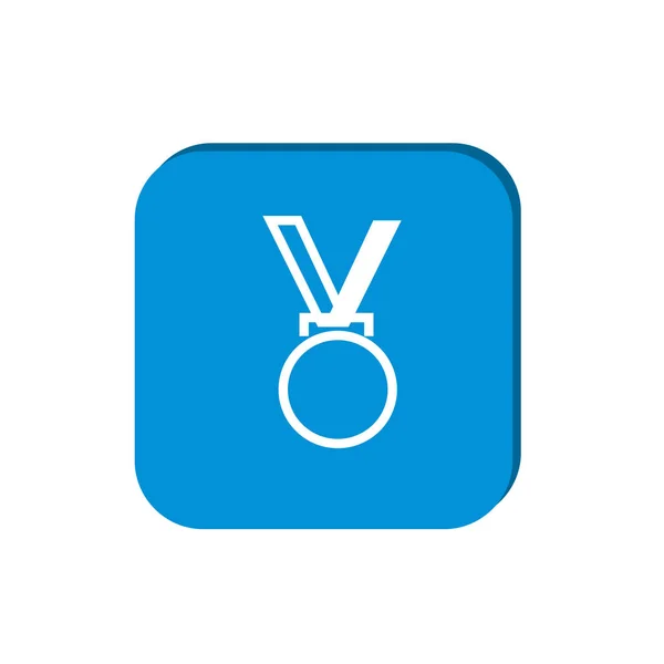 Medaille web pictogram — Stockvector