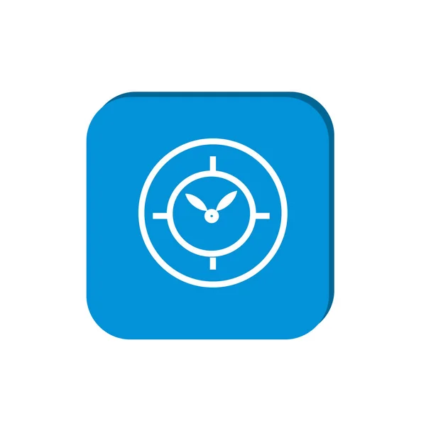 Reloj icono web — Archivo Imágenes Vectoriales