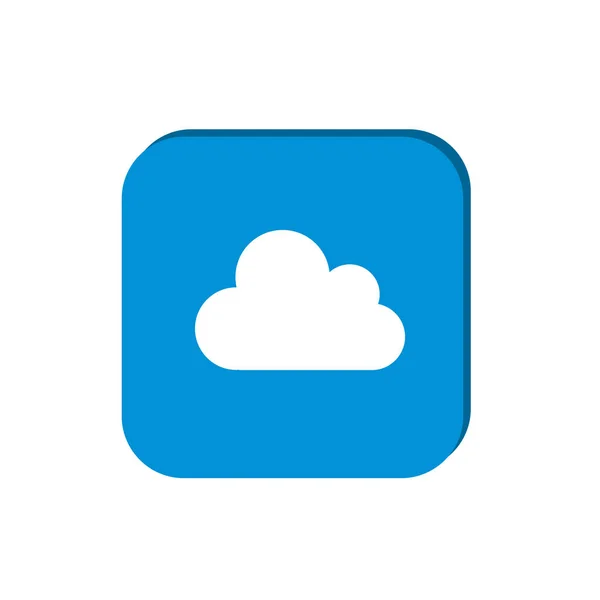 Cloud sign icon — Stock Vector