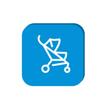 Bebek arabası anahat web simgesi