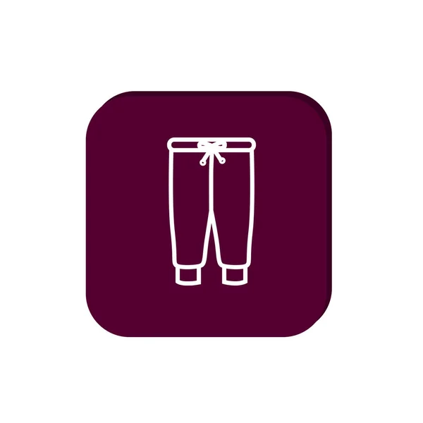 Pantolon web simgesi — Stok Vektör