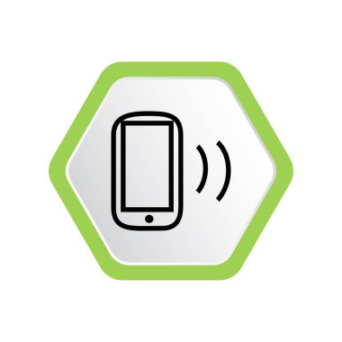 cep telefonu grafik vektör illüstrasyon 