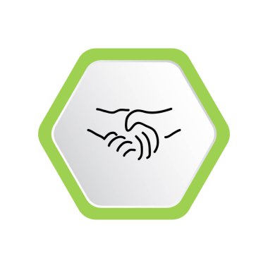 Eller sallayarak insanların minimal vektör Illustration ve tebrik