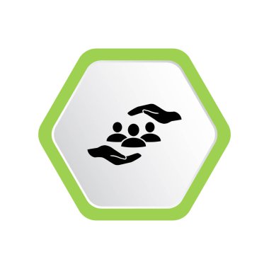 iş işareti simgeleri, iş insanları dönümlük alarak el vektör Illustration 