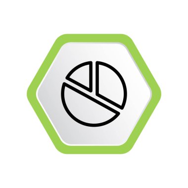 en az grafik Web simgesi, pasta grafik vektör illüstrasyon 