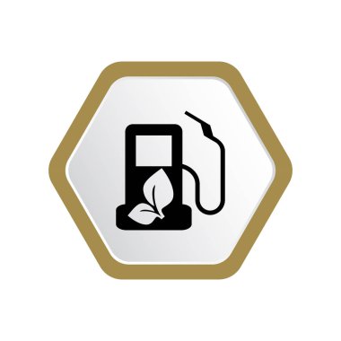 Eko elektrik istasyonu vektör Illustration