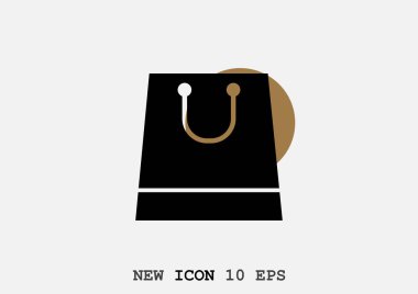 kağıt torba minimal vektör Illustration