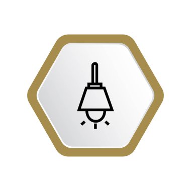lamba web simgesi asılı, tasarım vektör