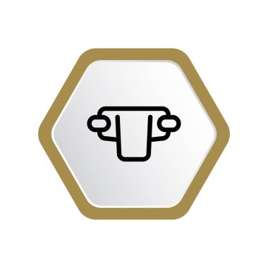 en az grafik Web simgesi, vektör illüstrasyon 