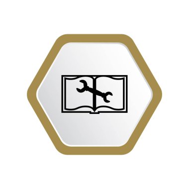 kitap en az grafik vektör illüstrasyon, anahtar