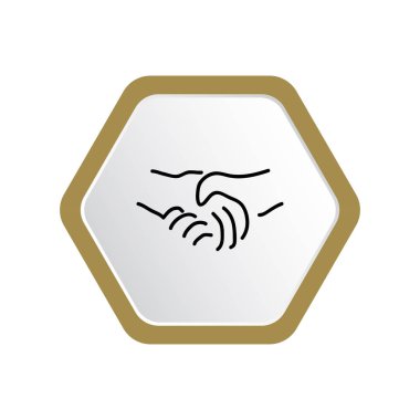 Eller sallayarak insanların minimal vektör Illustration ve tebrik