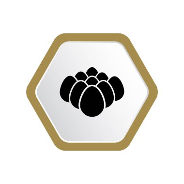 beyaz izole yumurta vektör 