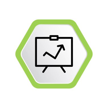 büyüyen ok ile iş tahtası vektör Illustration 