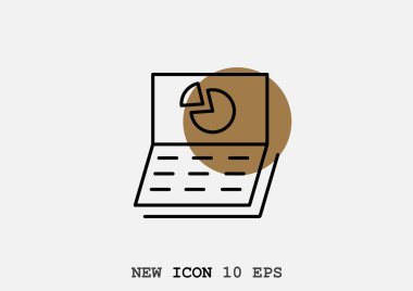 dizüstü bilgisayar vektör Illustration