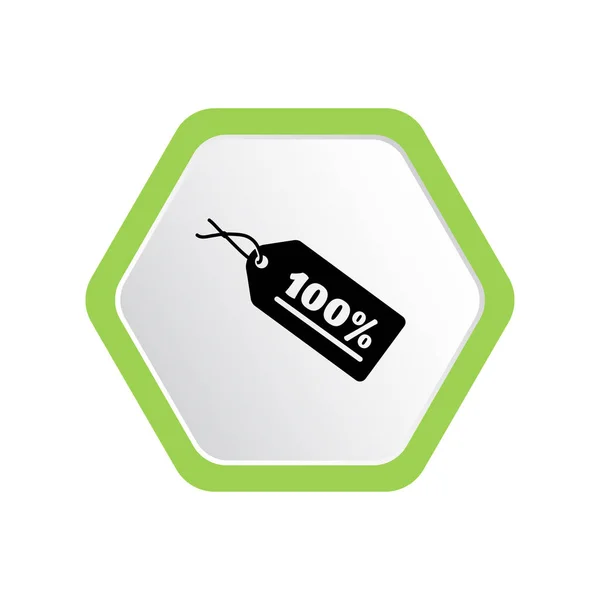 Vector Illustration Label Web Icon Price Tag Badge — Stock Vector