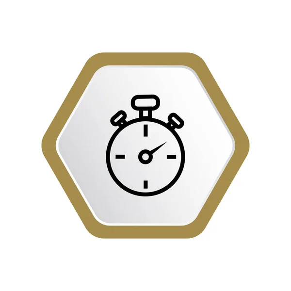 Vektor Illustration Von Stoppuhr Timer — Stockvektor