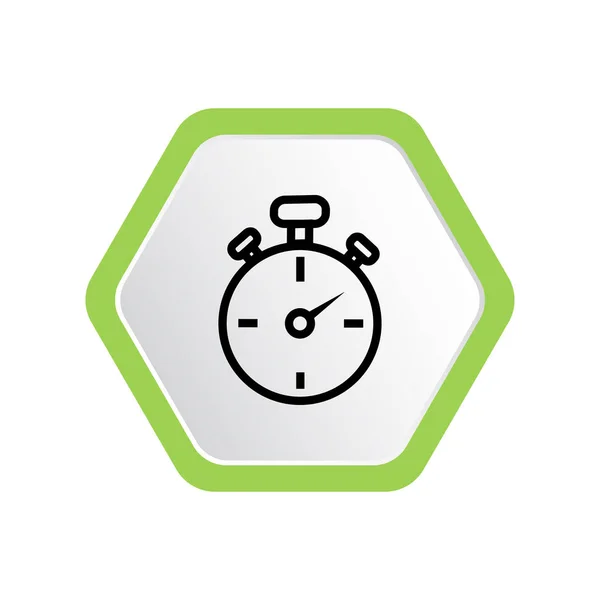 Vector Ilustración Cronómetro Reloj Temporizador — Vector de stock