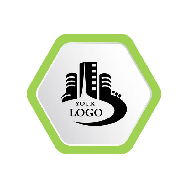 Ícone Gráfico Mínimo Web Ilustração Vetorial Logotipo Arquitetura —  Vetores de Stock
