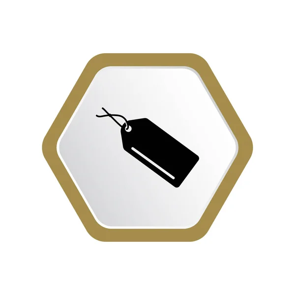 Ilustracja Wektorowa Ikony Internetowej Etykiety Cena Znacznik Odznaka — Wektor stockowy