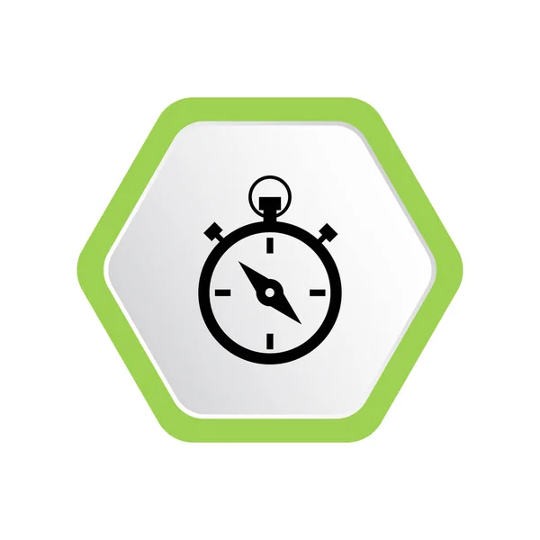 Minimal Graphic Web Icon Vector Illustration Stopwatch — Stock Vector