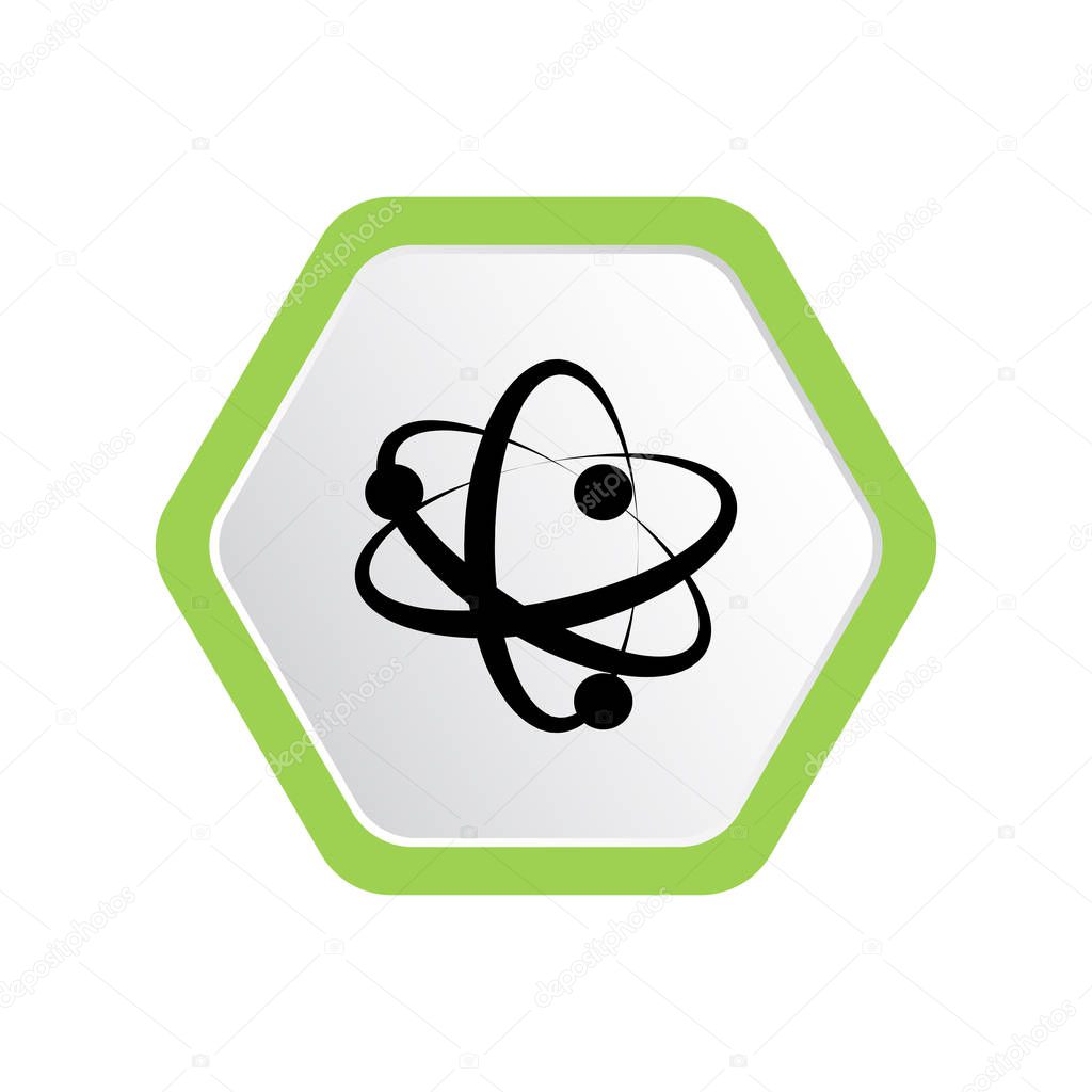 Atoms sign, nuclear concept
