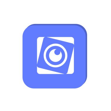 Kamera Zoom Lens grafik vektör illüstrasyon 