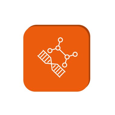 DNA ve atomların grafik vektör Illustration 