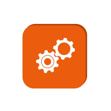 ayar web simgesi dişli. Vektör tasarımı
