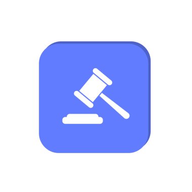 Hukuk Hammer minimalist vektör Illustration