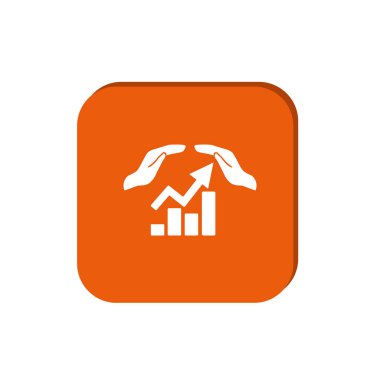 iş işareti simgeleri, ekonomik analiz vektör Illustration