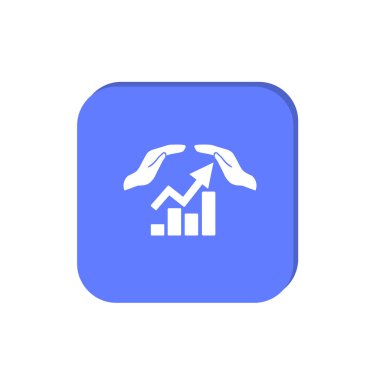 İş grafiği simgesinin vektör illüstrasyonu