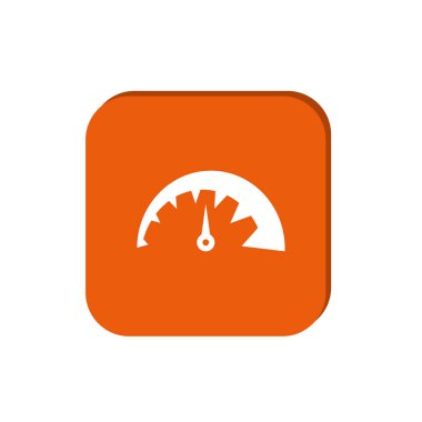 Web simgesi, hız göstergesinin vektör Illustration 