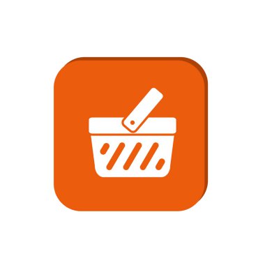 Alışveriş sepeti basit web simgesi