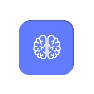 İzole beyin simgesi