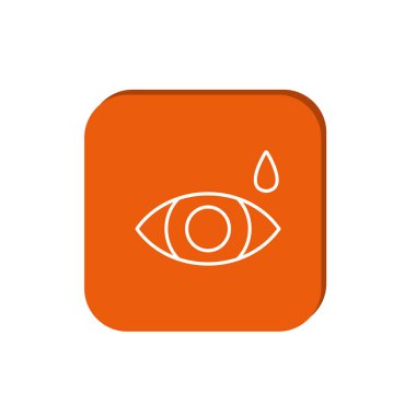 göz ve damlacık tıbbi vektör Illustration 